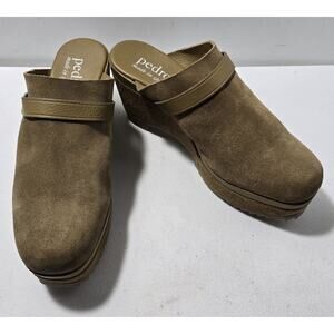 Pedro Garcia Fabia Clogs- Suntan (Camel ) Suede - 41 Euro/11 US